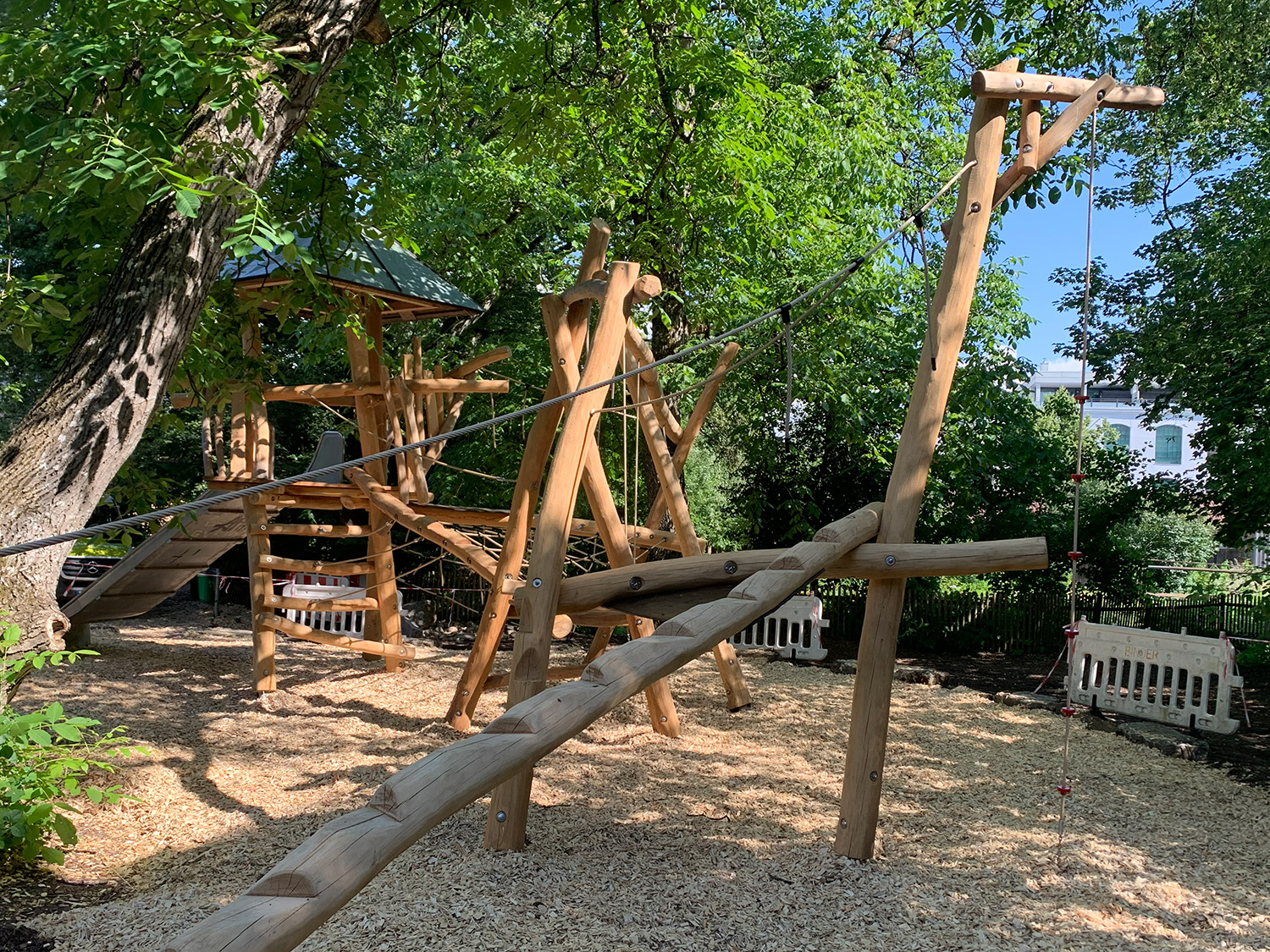 Neuer Spielplatz an der Waldorfschule Wangen eröffnet.